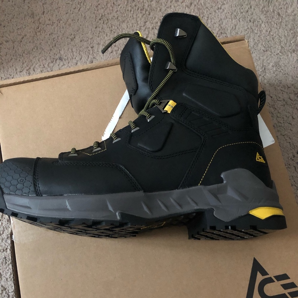 Black & Yellow Men's Work Boot